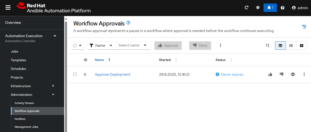 Workflow Approval